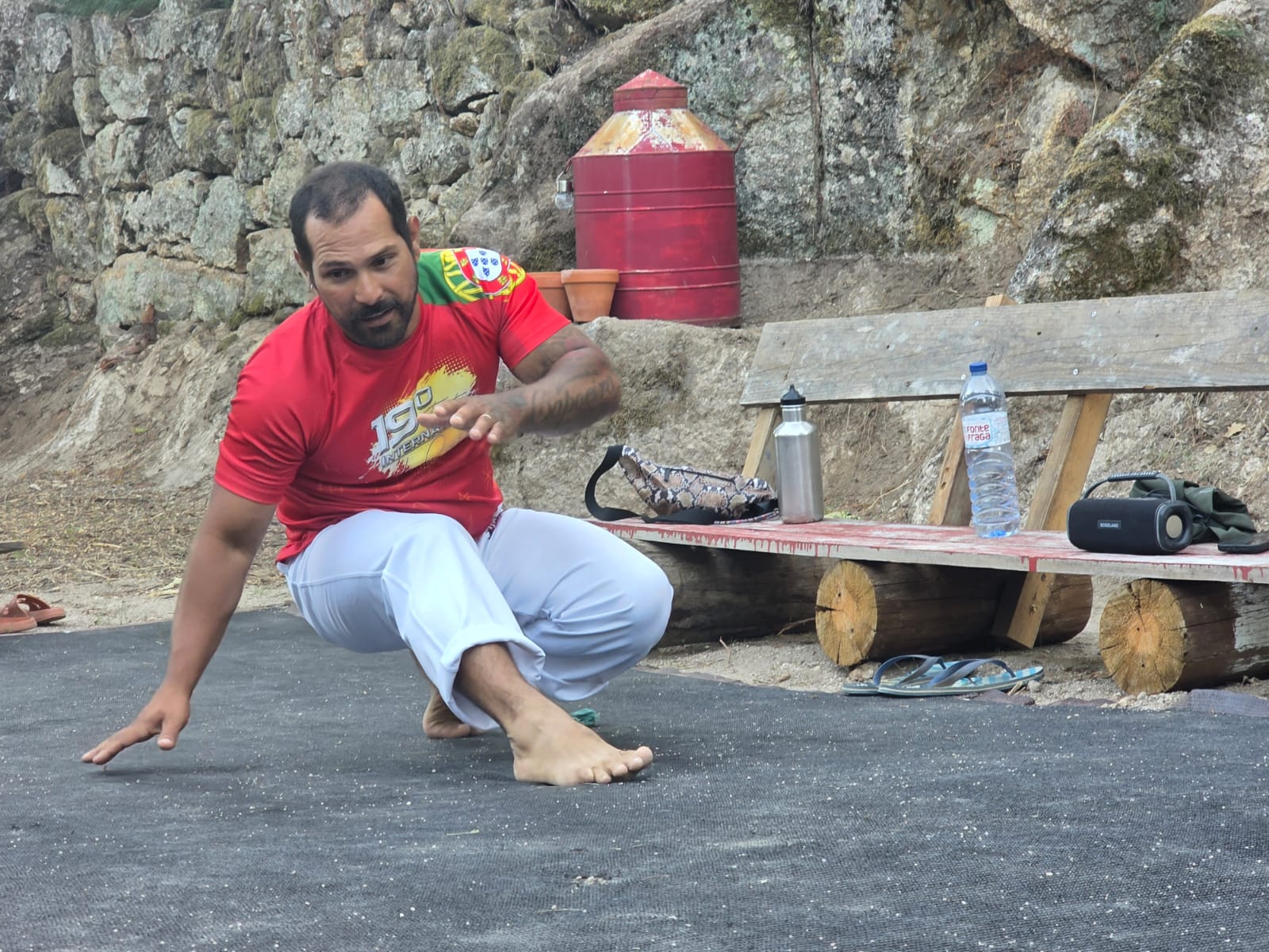 Aula aberta de Capoeira